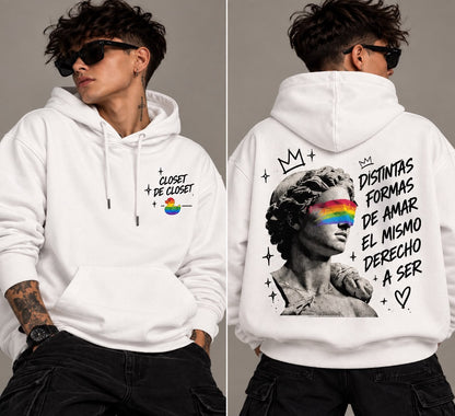 Sudadera Distintas formas de amar — frente
