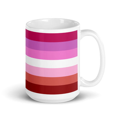 Taza Bandera Lesbiana